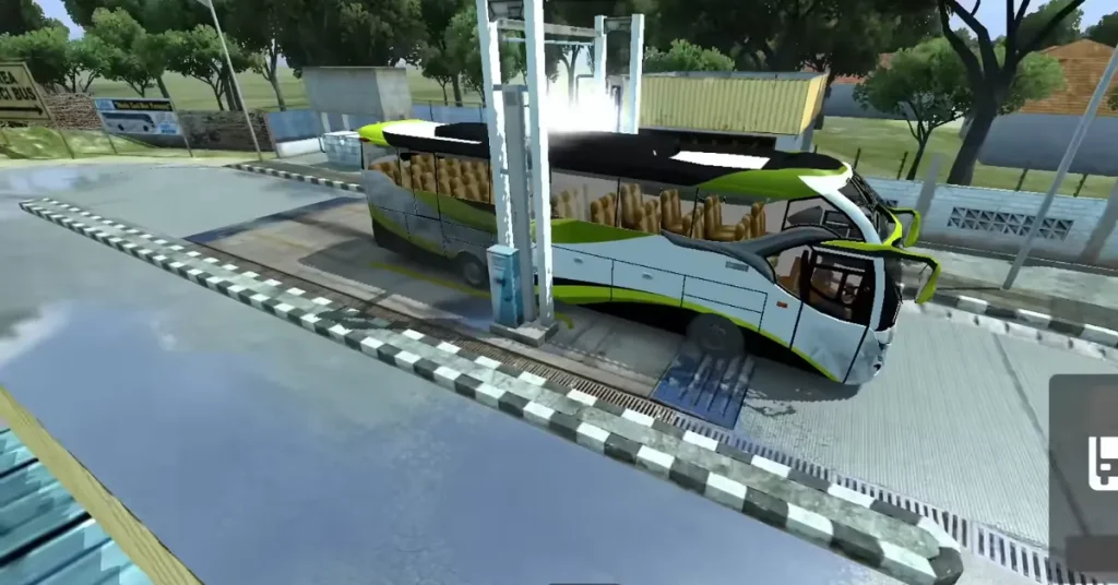 BUS washing in Bus Simulator Indonesia-Mod APK
